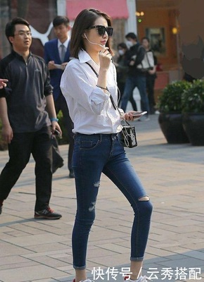 牛仔裤扎腿怎么处理