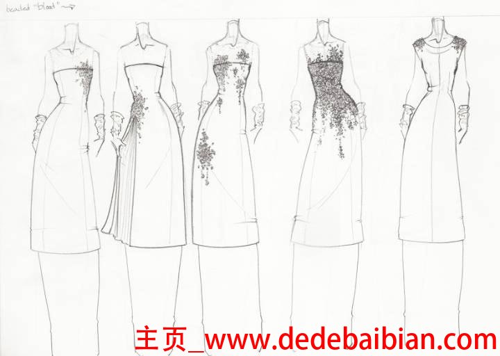 x型衣服款式图