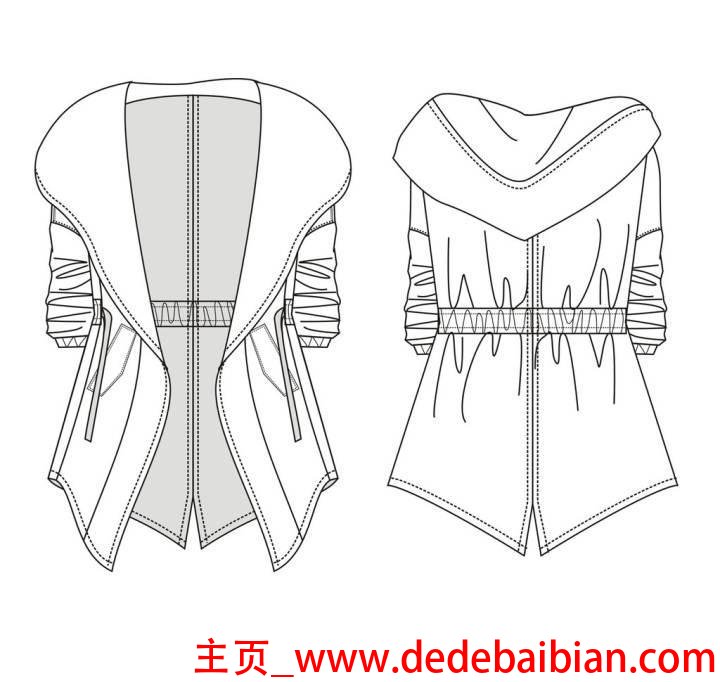 x型衣服款式图