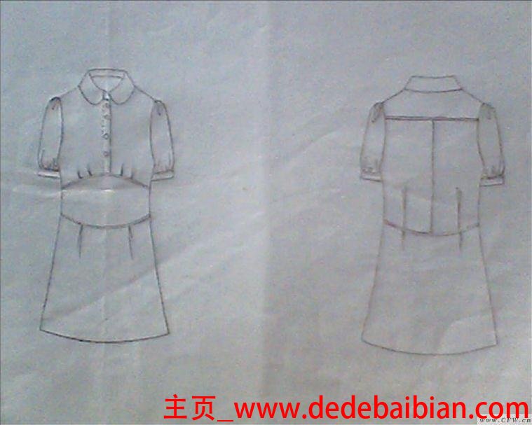 x型衣服款式图