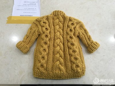 粗线毛衣编织款式图样