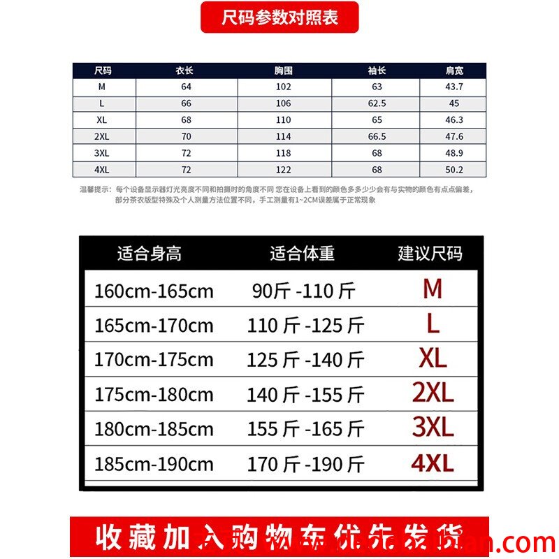 男生m码是多大尺码