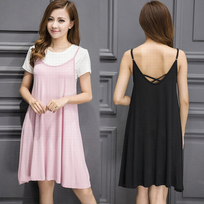 背心裙内搭什么衣服