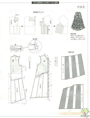 女式衬衫的裁剪方法