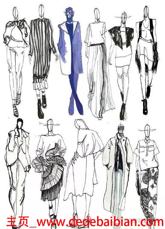 马克笔可以画衣服吗
