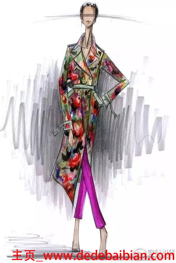 马克笔可以画衣服吗