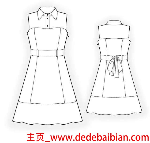 a型服装款式图