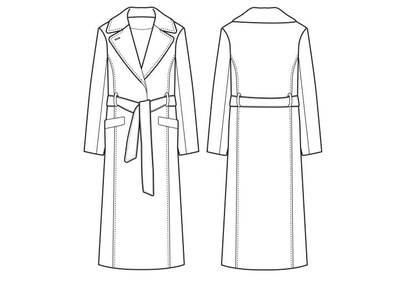 a型服装款式图