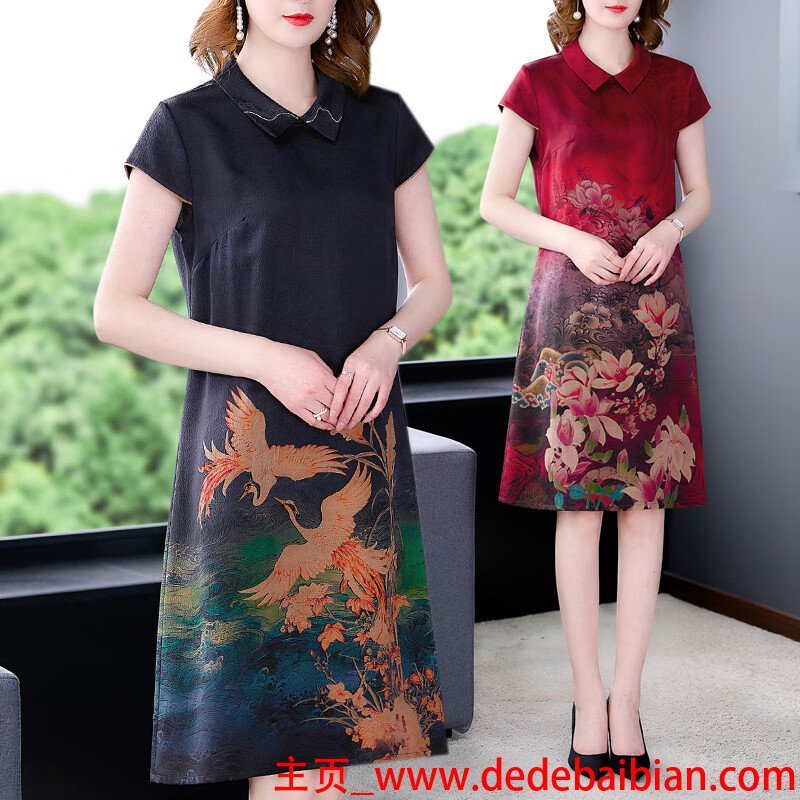 妈妈参加女儿婚礼服装