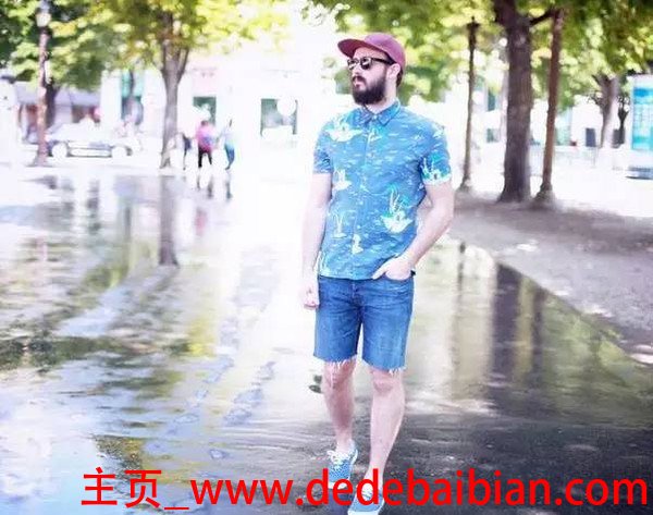 胖矮男生穿衣搭配