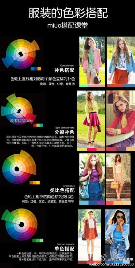 衣服的颜色搭配