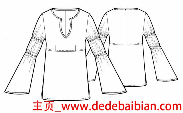 女上衣款式图