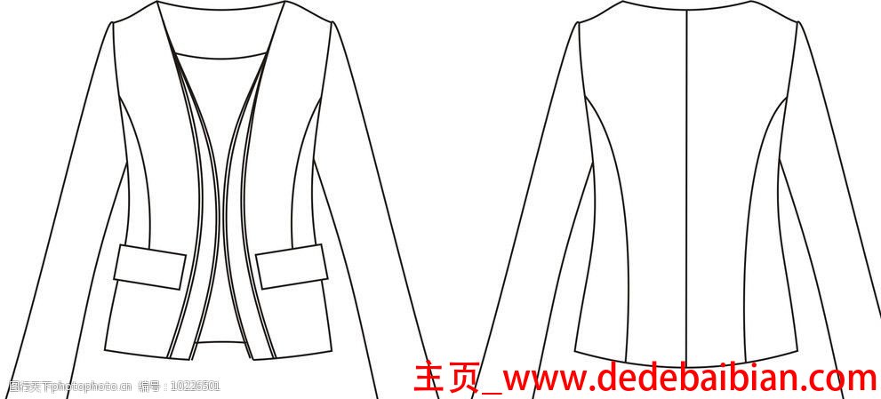 女上衣款式图