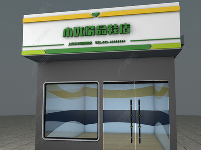 男装店门头设计