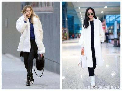 白色大衣配什么鞋子