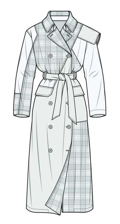 服装平面设计图