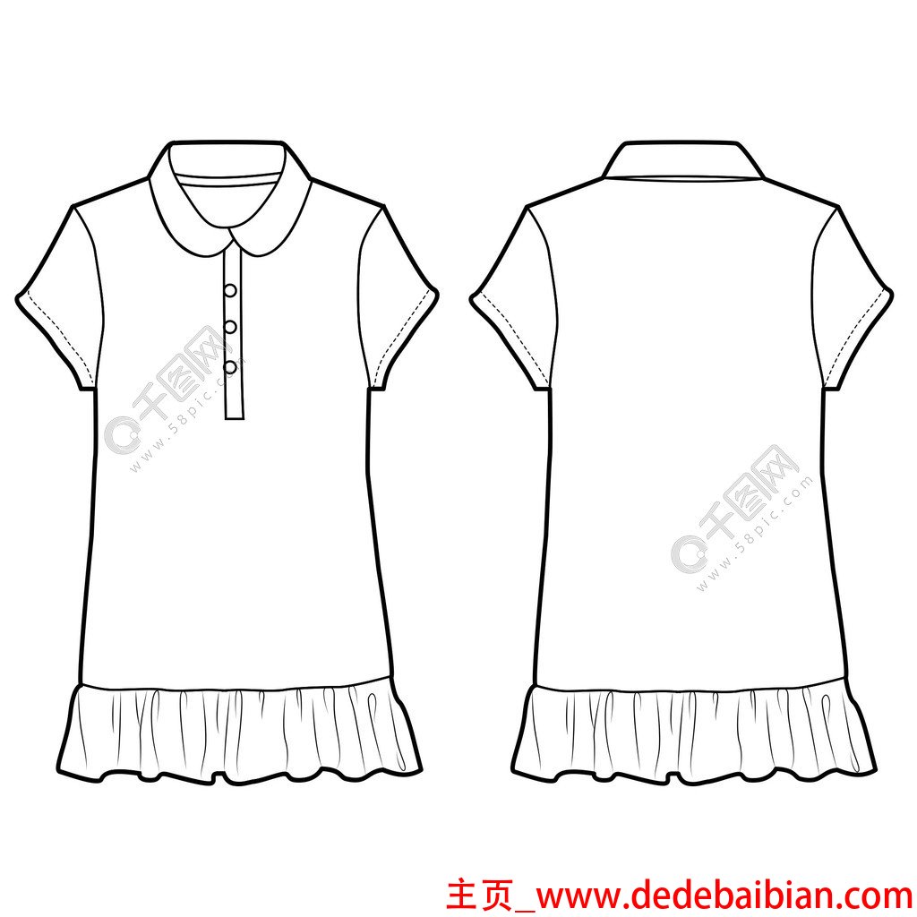 服装平面设计图