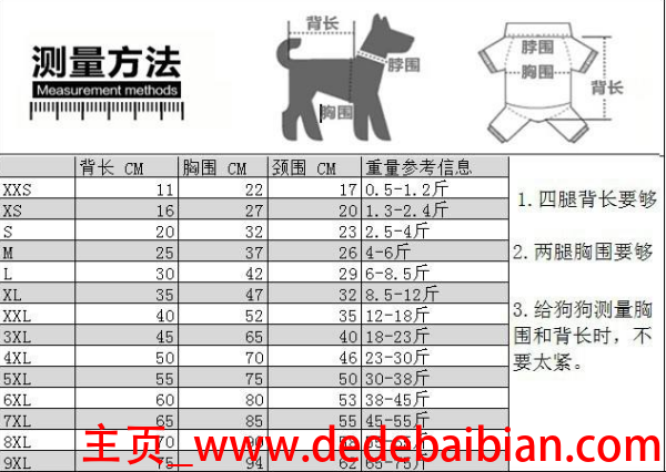 衣服尺码的意思