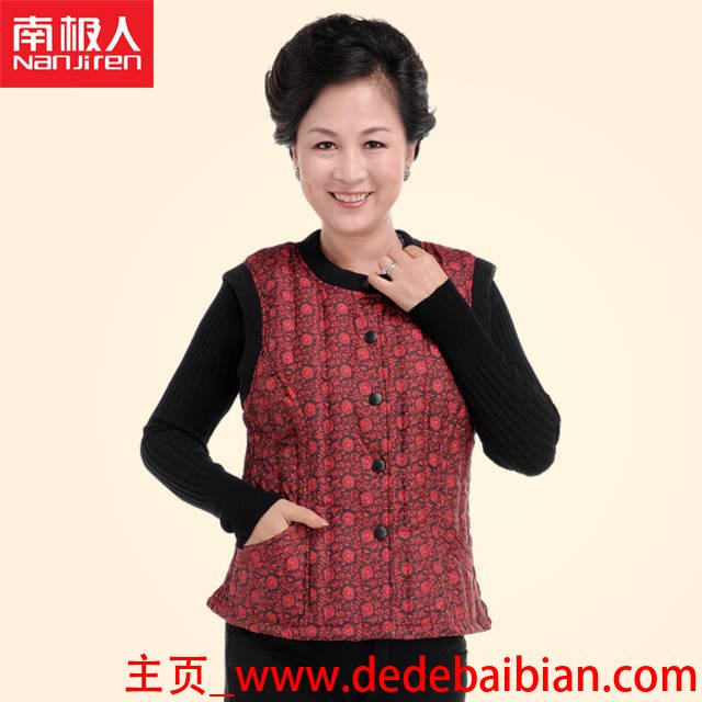 中老年背心马甲女款