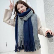 丈青外套颜色围巾搭配什么裤子好看？__穿搭技巧