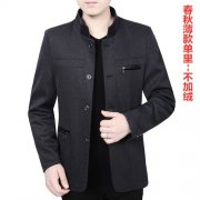 中年上衣加厚外套男庄搭配什么裤子好看？__穿搭