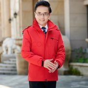 中老年夹克红外套搭配什么裤子好看？__穿搭技巧