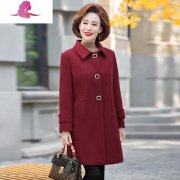 中老年女冬装呢外套搭配什么裤子好看？__穿搭技