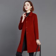 中老年妇女羊毛呢外套搭配什么裤子好看？__穿搭