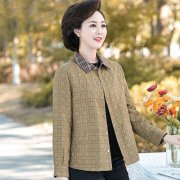 中老年春秋女装外套夹克衫搭配什么裤子好看？