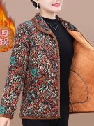 中老年棉春秋装外套搭配什么裤子好看？__穿搭技