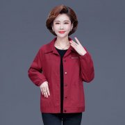中老年棉春秋装外套女装搭配什么裤子好看？_