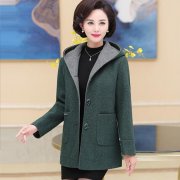 中老年毛呢女装外套女搭配什么裤子好看？__穿搭