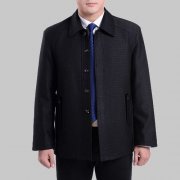 中老年男士中长外套搭配什么裤子好看？__穿搭技
