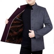 中老年男士毛呢外套搭配什么裤子好看？__穿搭技