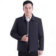 中老年男夹克外套搭配什么裤子好看？__穿搭技巧