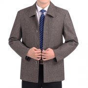 中老年男装春秋外套搭配什么裤子好看？__穿搭技