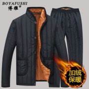 中老年秋冬男士外套搭配什么裤子好看？__穿搭技