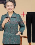 中老年裤子女士外套搭配什么裤子好看？__穿搭技