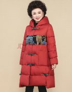 中长款外套棉服妈妈装搭配什么裤子好看？__穿搭