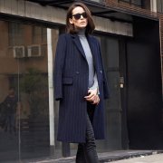 中长款外套鞋子2015款搭配什么裤子好看？__穿搭