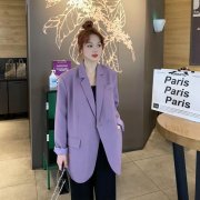 中长款小西装女外套搭配什么裤子好看？__穿搭技