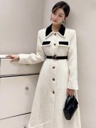 中长款小香风外套饰搭配什么裤子好看？__穿搭技