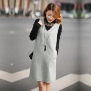 休闲背心裙外套搭配什么裤子好看？__穿搭技巧