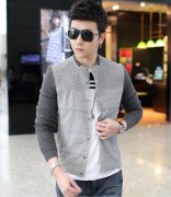 休闲衣服男外套2015新款搭配什么裤子好看？__穿