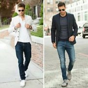 休闲裤外套鞋子搭配什么裤子好看？__穿搭技巧