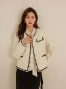 小香风上衣外套搭配什么裤子好看？__穿搭技巧