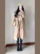 新款中长款风衣外套女搭配什么裤子好看？__穿搭
