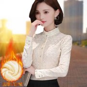 杏色长袖蕾丝外套搭配什么裤子好看？__穿搭技巧