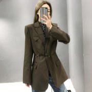 腰带外套搭配什么裤子好看？__穿搭技巧__图片