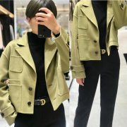 衣服短外套搭配什么裤子好看？__穿搭技巧__图片